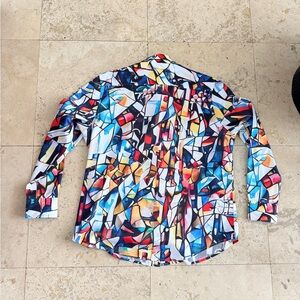 Robert Graham Colorful Geometric Men's Shirt